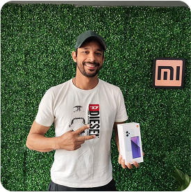 Cliente em nossa Loja de Celulares da Xiaomi em Curitiba