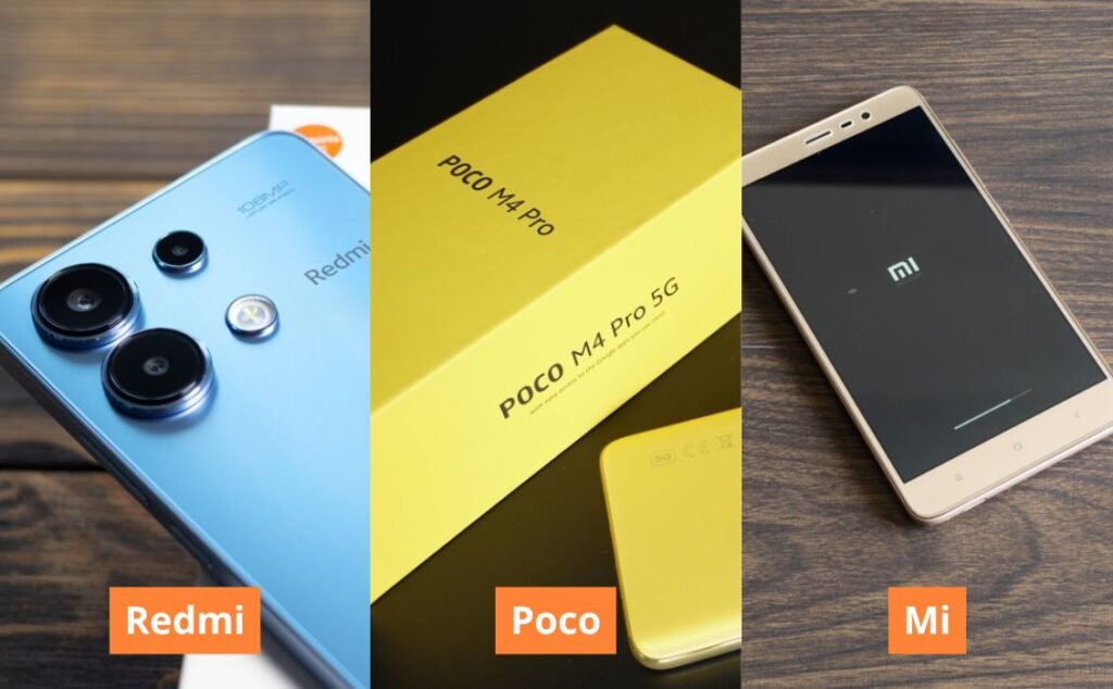 Qual a diferença entre os modelos Redmi, Poco e Mi da Xiaomi