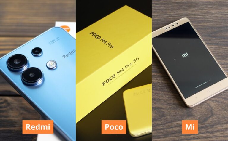 Qual a diferença entre os modelos Redmi, Poco e Mi da Xiaomi?