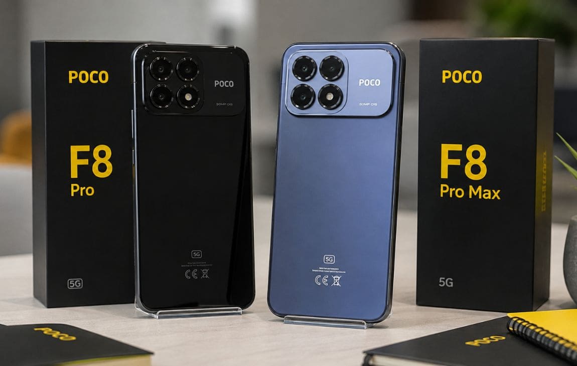POCO F8 Pro ou POCO F8 Pro Max: qual modelo escolher?