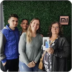 Cliente satisfeito em nossa loja da Xiaomi em Curitiba