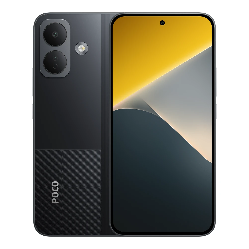 Xiaomi POCO X8 5G 256GB 8GB RAM preto – traseira e frente