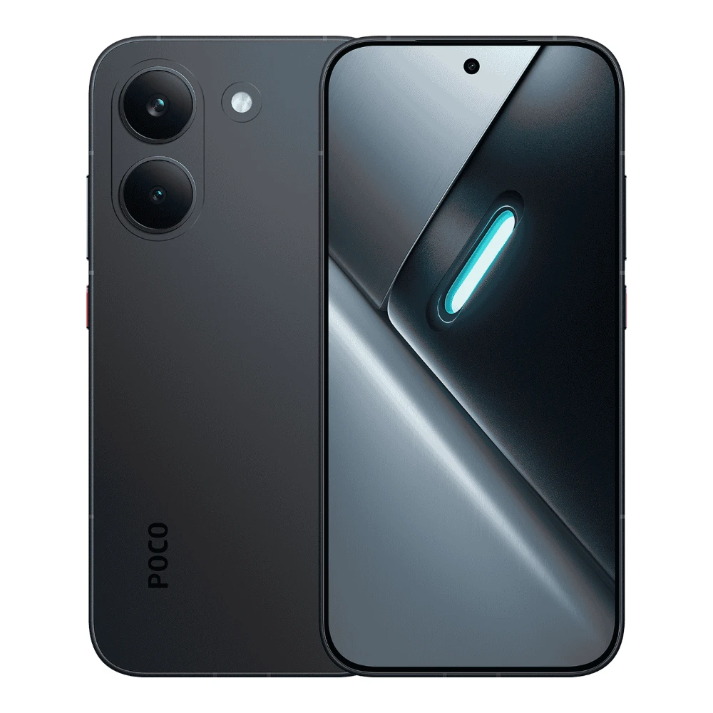 Xiaomi POCO X8 Pro 5G preto – traseira e frente